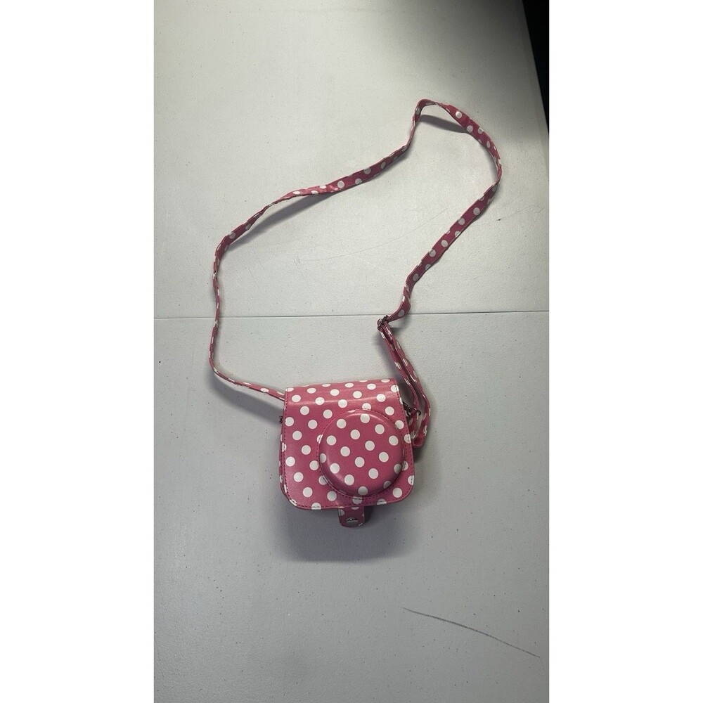 Instax Pink Polka Dot Polaroid Camera Bag
